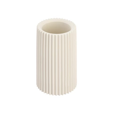 Lips White Concrete Table Vase