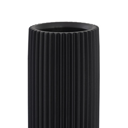 Lips Black Concrete Table Vase