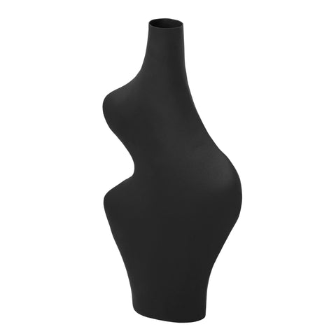Leonie Valois Black Steel Vase - image 4