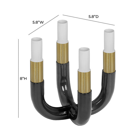 Ananya Black Candelabra