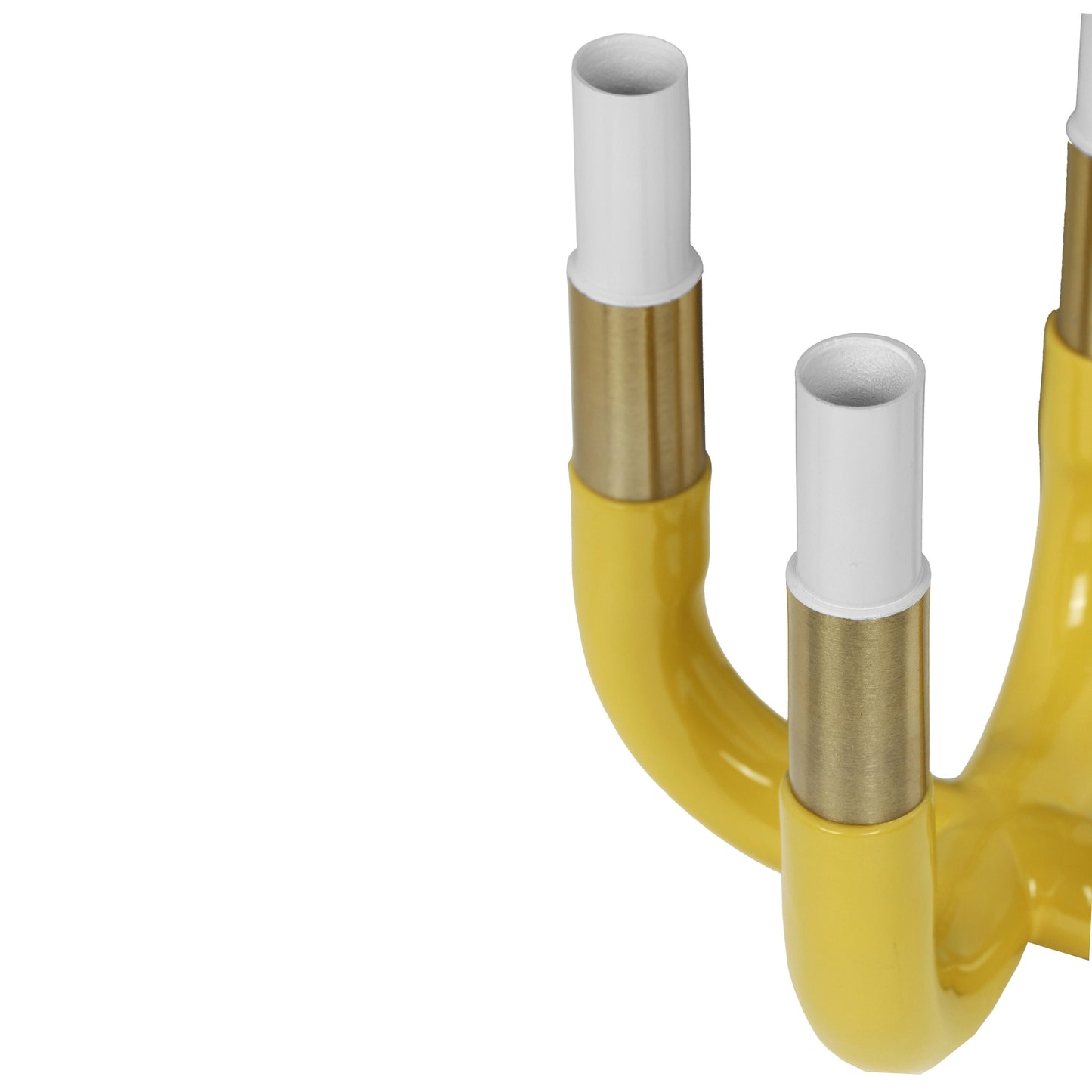 ananya mustard yellow candelabra