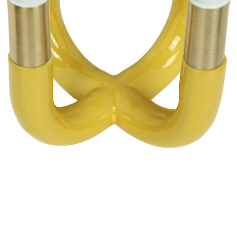 Ananya Mustard Yellow Candelabra