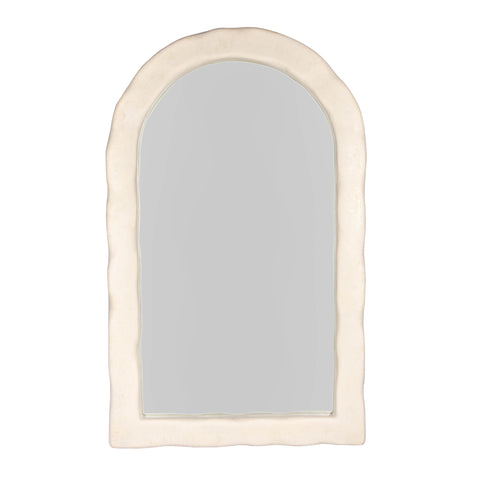 Lucienne Marais 48"X79" Cream Textured Floor Mirror - image 3