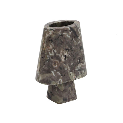 Positano Grey Marble Vase - Medium