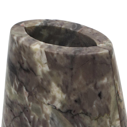 Positano Grey Marble Vase - Medium