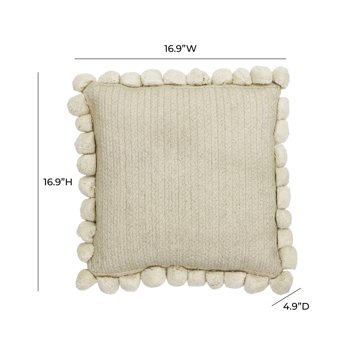 rosa square accent pillow