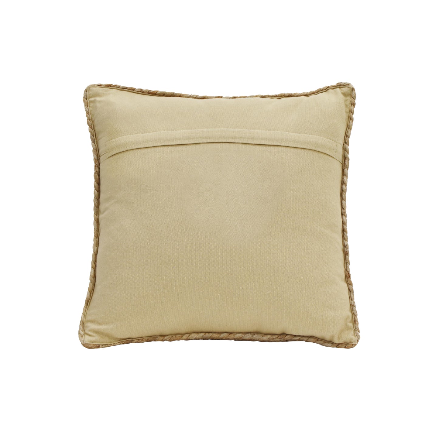 stella mind white square accent pillow