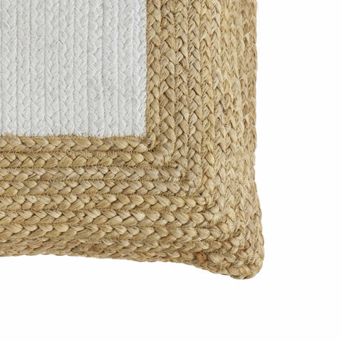 Stella Mind White Square Accent Pillow