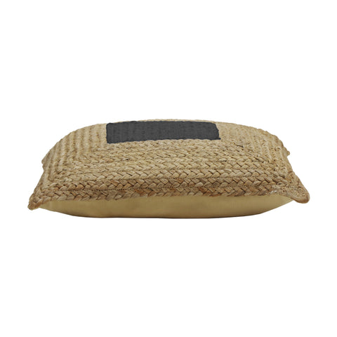 Stella Mind Black Square Accent Pillow