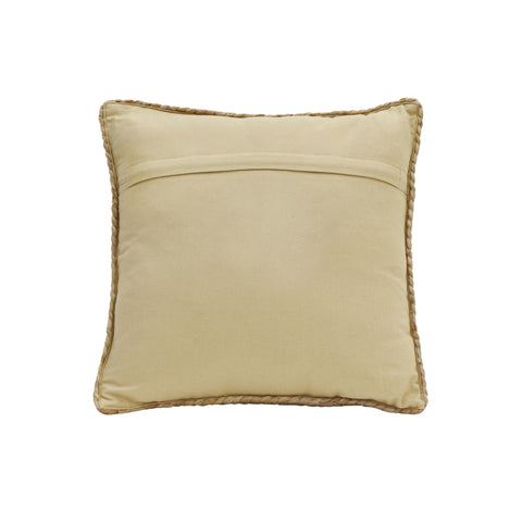 Stella Mind Black Square Accent Pillow