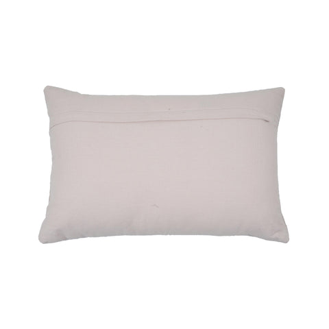 Santana White Woven Cushion