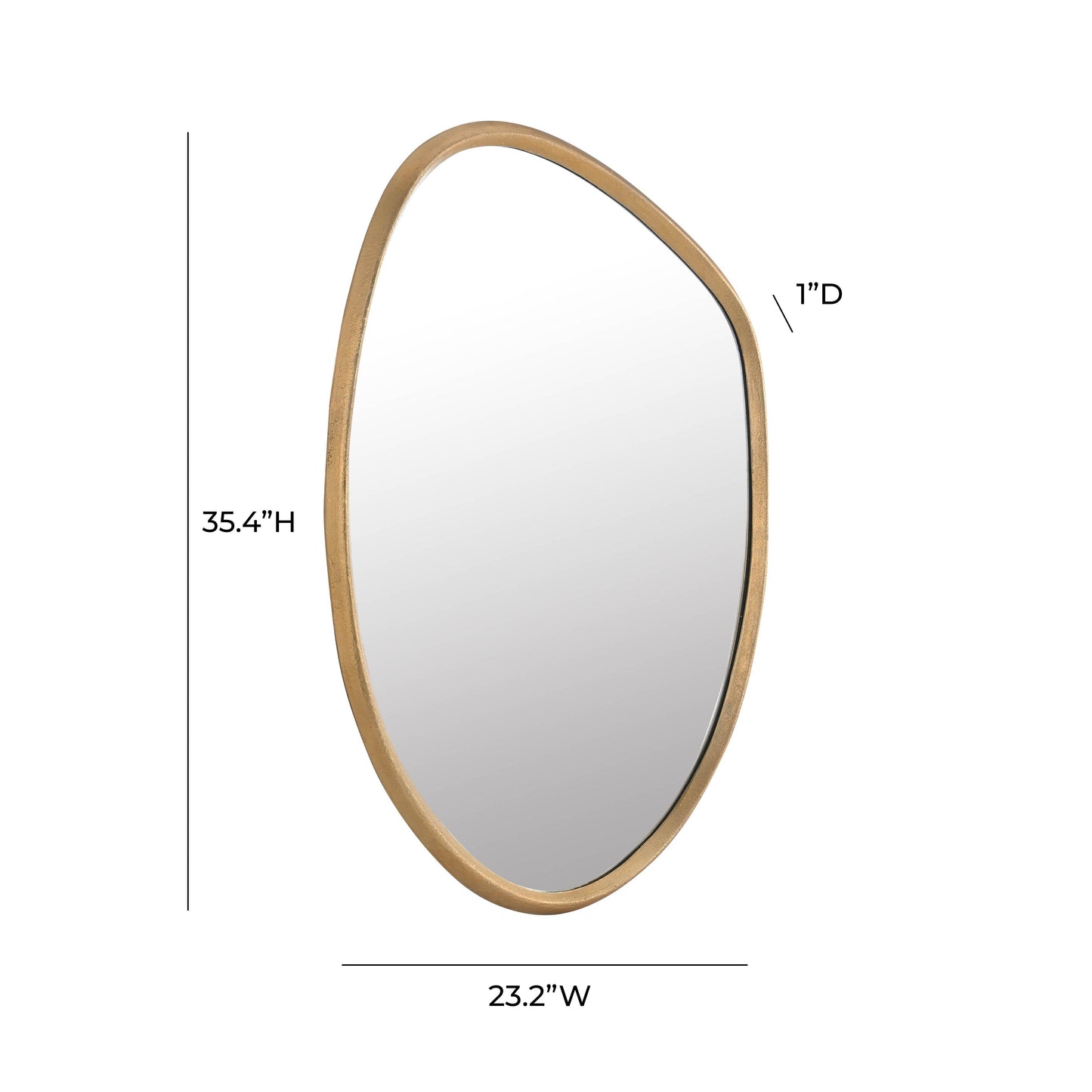 manu gold wall mirror