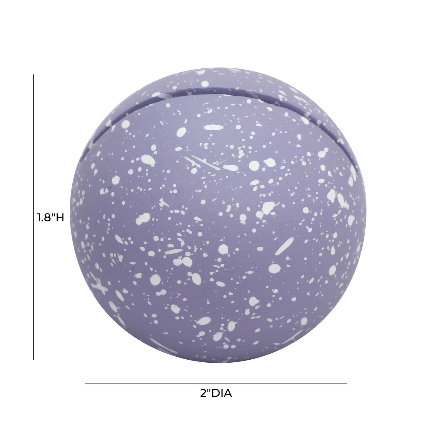 manu speckled purple round card holder - set of 4