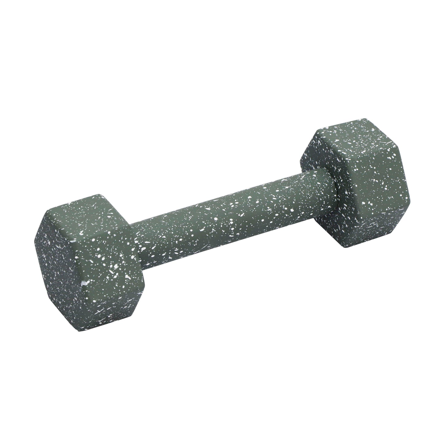 manu speckled army green decorative barbell