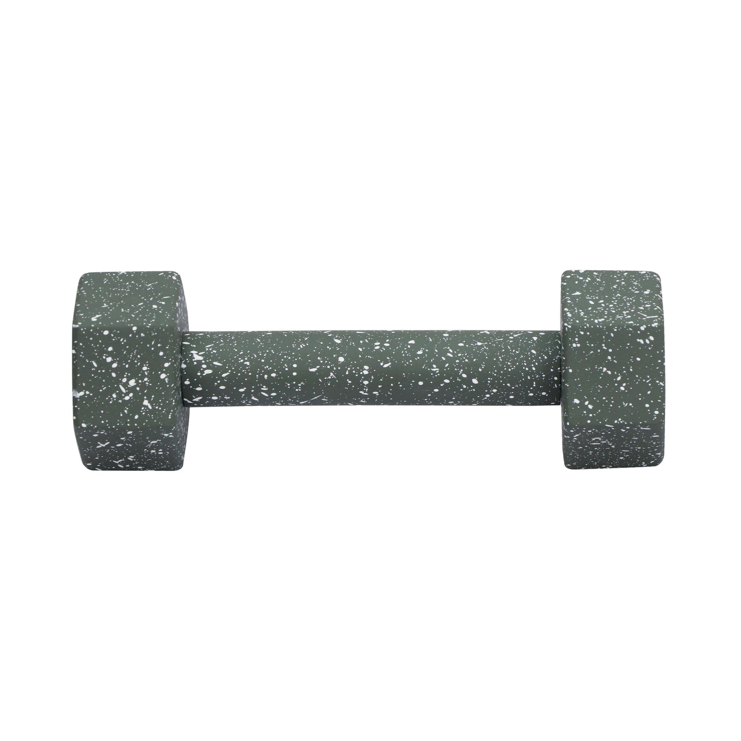 manu speckled army green decorative barbell