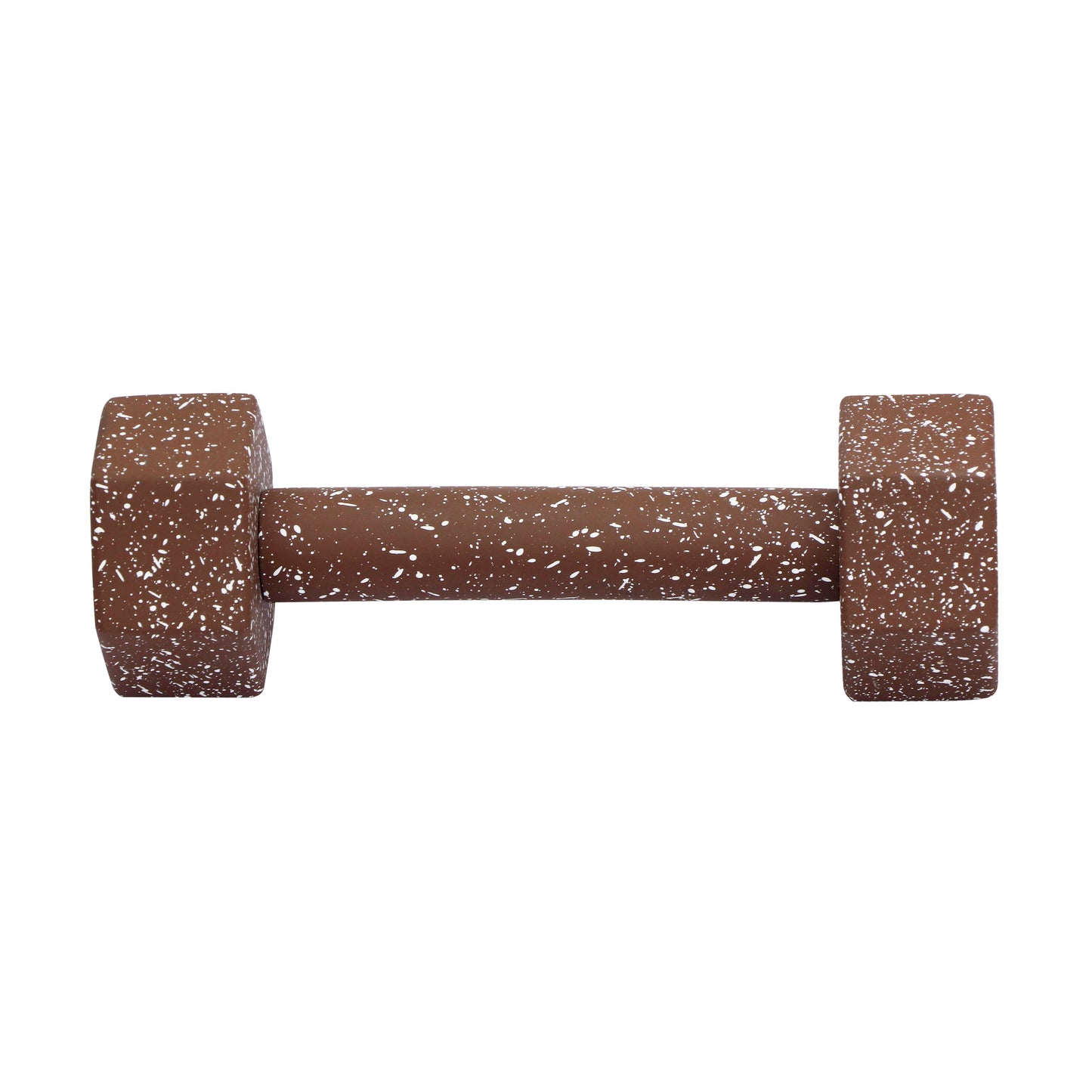 manu speckled brick red decorative barbell