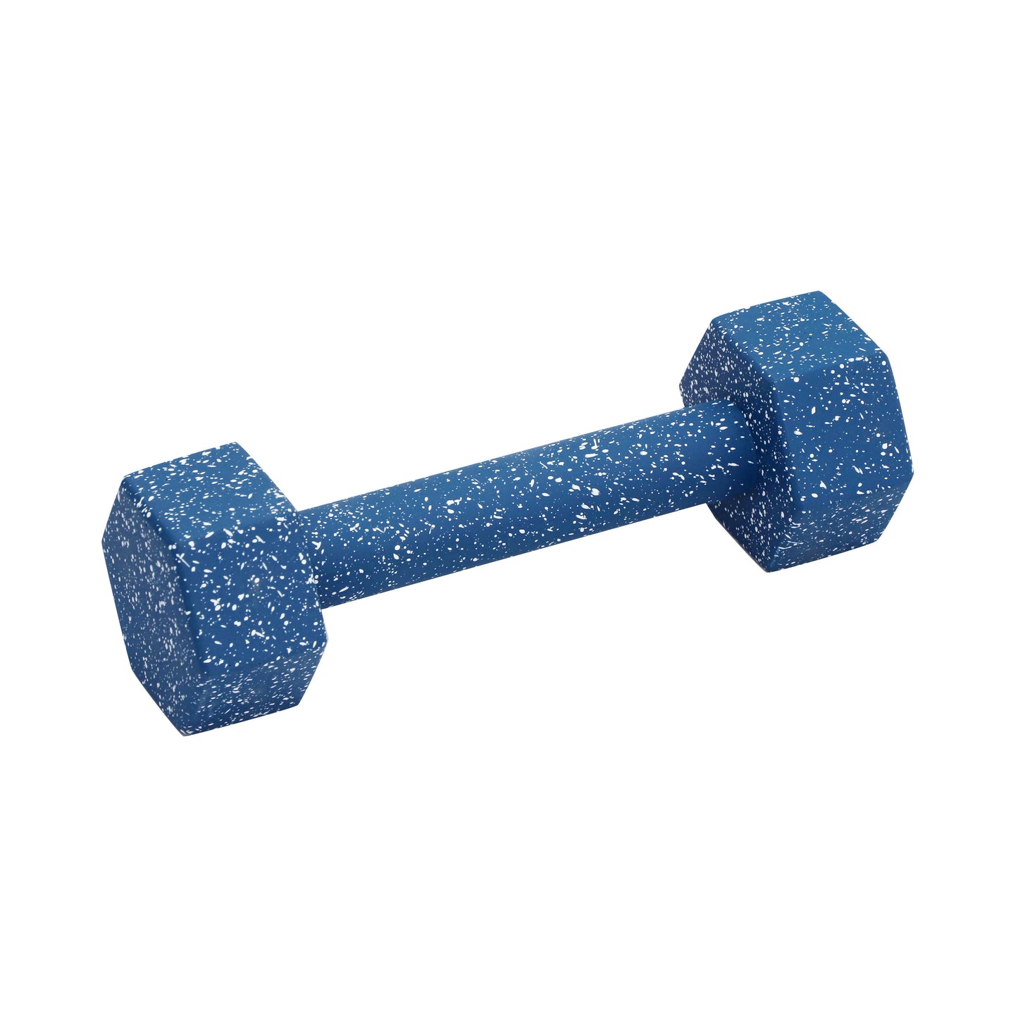 manu speckled navy blue decorative barbell