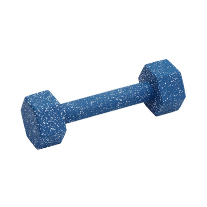 Manu Speckled Navy Blue Decorative Barbell