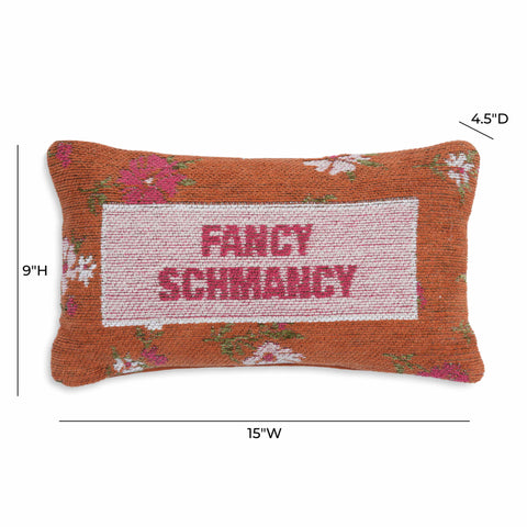 Delphine Marais Fancy Schmancy 15"X9" Jacquard Cotton Throw Pillow - image 5