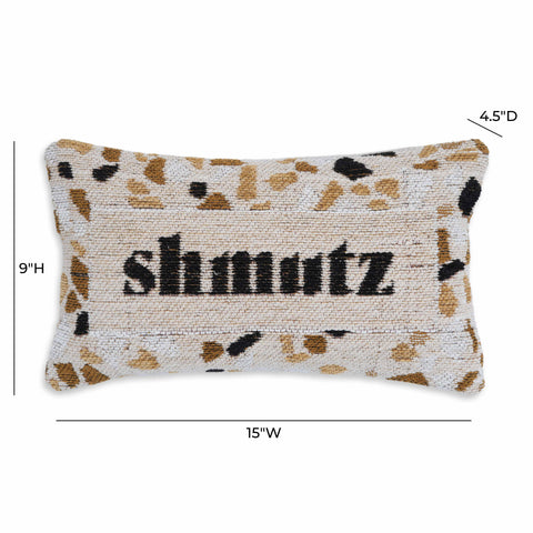 Delphine Marais Shmutz 15"X9" Jacquard Cotton Throw Pillow - image 5