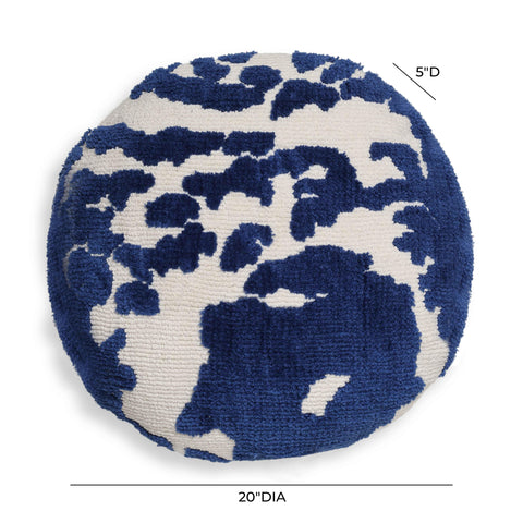 Vivienne Chantilly 20" Tufted Round Throw Pillow - image 4