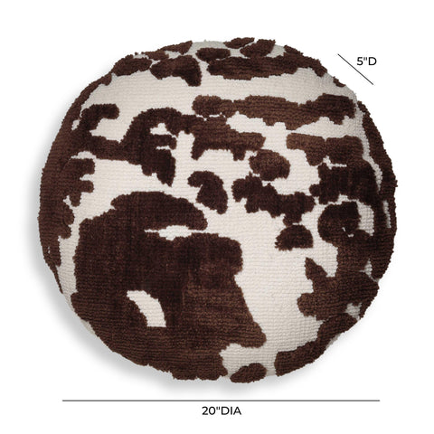 Vivienne Chantilly 20" Tufted Round Throw Pillow - image 4