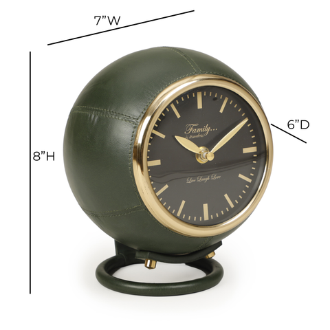 Sabine Devereux Dark Green Contract-Grade Standing Accent Clock - image 7