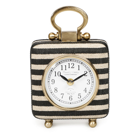 Odette Orleans Black Striped Contract-Grade Standing Accent Clock - image 6