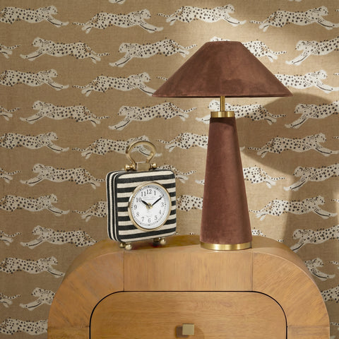 Odette Orleans Black Striped Contract-Grade Standing Accent Clock - image 2