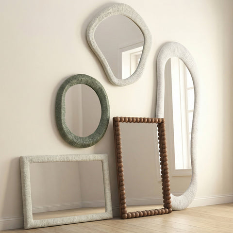 Juliette Chantilly 29"X44" Carved Solid Wood Rectangular Wall Mirror - image 2