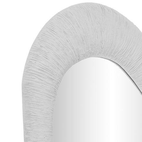 Anais Ravenna 20"X59" Ribbed Faux Stone Floor Mirror - image 4