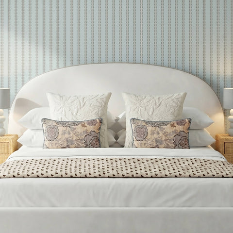 Elodie Valois 24"X16" Cotton Accent Pillow in Spring Florals - image 2