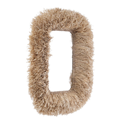 Delphine Ravenna 29.6"x43.4" Natural Sisal Rectangular Wall Mirror - image 2