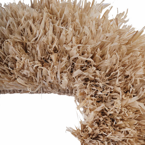 Delphine Ravenna 29.6"x43.4" Natural Sisal Rectangular Wall Mirror - image 4