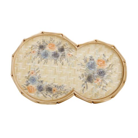 Colette Como Corey Figure Eight Bamboo Tray - image 3