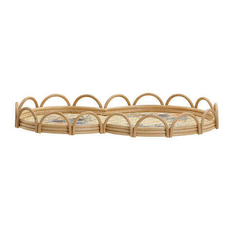 Colette Como Corey Figure Eight Bamboo Tray - image 5