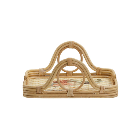 Colette Como Corey Floral Bamboo Tray - image 5