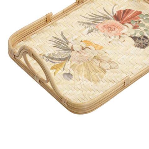 Colette Como Corey Floral Bamboo Tray - image 6