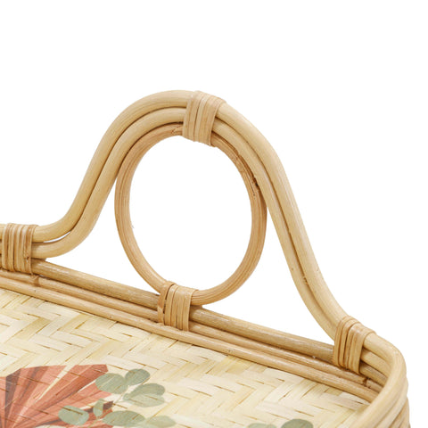 Colette Como Corey Floral Bamboo Tray - image 7