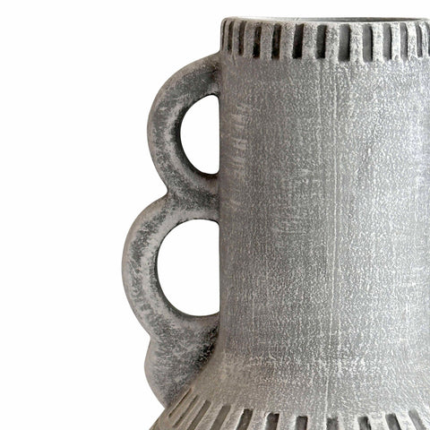 Vivienne Devereux Aztec Handled Flower Vase in Slate - image 3
