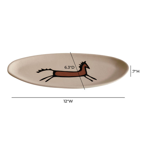 Celeste Chantilly Ceramic "Horseplay" Catchall Dish - image 4