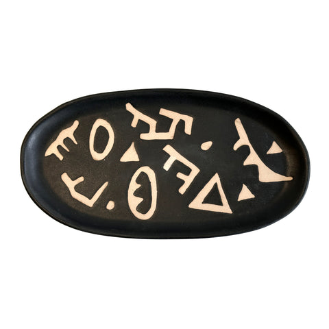 Celeste Chantilly Ceramic Runes Catchall Dish - image 3