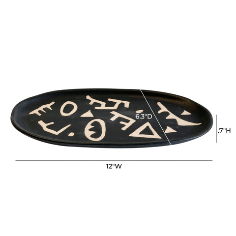 Celeste Chantilly Ceramic Runes Catchall Dish - image 4