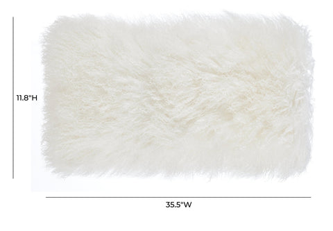 Morse Sheep White Long Pillow