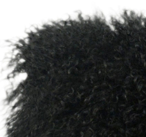 Morse Sheep Black Large Pillow