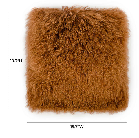 Morse Sheep Copper Large Pillow