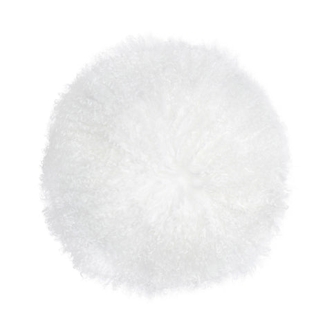 Genevieve Provence 16" Sheepskin Round Throw Pillow - image 1