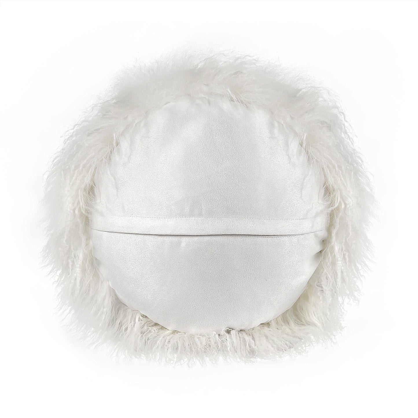 gloria zealand white sheepskin 16 inch round pillow