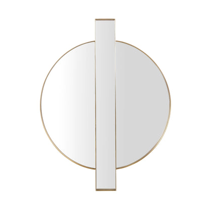 Mariel Gold Round Wall Mirror