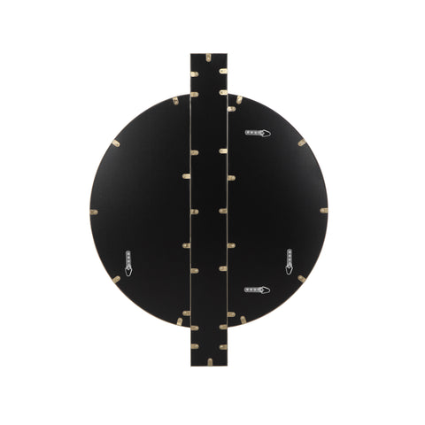 Mariel Gold Round Wall Mirror